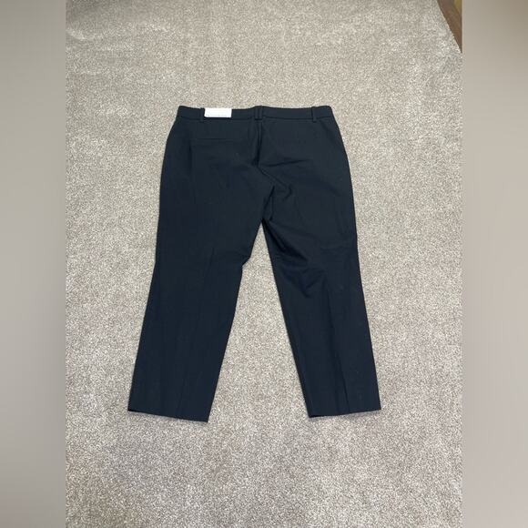 Career Professional Workwear Classic Tailored Ann Taylor black Cropped Pants 12P - Picture 1 of 15